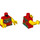 LEGO rot Nezha Minifig Torso (973 / 76382)