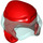 LEGO Red Ninjago Wrap with Transparent Light Blue Scuba Diver Mask (77151)