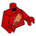 LEGO Rot NRG Kai Torso (973 / 76382)