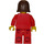 LEGO rouge Outfit Lady Figurine