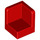 LEGO Red Panel 1 x 1 Corner with Rounded Corners (6231)