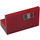 LEGO Rood Paneel 1 x 2 x 1 met Italiaans Vlag (Rechts) Sticker met vierkante hoeken (4865)