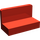 LEGO rot Panel 1 x 2 x 1 mit abgerundeten Ecken (4865 / 26169)
