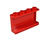 LEGO Rojo Panel 1 x 4 x 2 (14718)