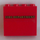 LEGO rouge Panneau 1 x 4 x 3 avec &#039;Feu Department&#039; Autocollant avec supports latéraux, tenons creux (35323)