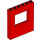 LEGO rot Panel 1 x 6 x 6 mit Fenster Ausgeschnitten (15627)