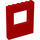 LEGO rouge Panneau 1 x 6 x 6 avec Fenêtre Coupé (15627)