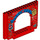 LEGO Rood Paneel 4 x 16 x 10 met Gate Gat met Spider-Man, Green Goblin, en Blauw Stone archway (15626 / 21361)
