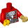 LEGO Rojo Pirata Capitán Torso (973 / 10895)