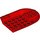 LEGO Rood Vliegtuig Onderzijde 6 x 8 Gebogen Omgekeerd (11295)
