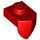 LEGO Red Plate 1 x 1 with Downwards Tooth (15070)