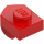 LEGO Red Plate 1 x 1 with Downwards Tooth (15070)