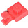 LEGO Rojo Placa 1 x 1 con Clip Horizontal (Clip frontal plano) (6019)