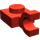 LEGO rouge assiette 1 x 1 avec Agrafe Horizontal (Clip à face plate) (6019)