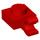 LEGO Rood Plaat 1 x 1 met Horizontale Klem (Dikke open &#039;O&#039;-clip) (52738 / 61252)