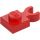 LEGO Red Plate 1 x 1 with Vertical Clip (Thick Open &#039;O&#039; Clip) (44860 / 60897)