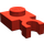 LEGO rot Platte 1 x 1 mit Vertikale Clip (Dünner U-Clip) (4085 / 60897)