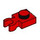 LEGO rot Platte 1 x 1 mit Vertikale Clip (Dünner U-Clip) (4085 / 60897)