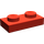 LEGO Rood Plaat 1 x 2 (3023 / 28653)