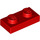 LEGO Rojo Placa 1 x 2 (3023 / 28653)