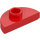 LEGO Červená Deska 1 x 2 Kolo Semicircle (1745)