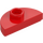 LEGO Rot Platte 1 x 2 Rund Semicircle (1745)