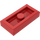 LEGO rot Platte 1 x 2 mit 1 Stud (mit Groove) (3794 / 15573)