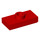 LEGO Red Plate 1 x 2 with 1 Stud (with Groove) (3794 / 15573)