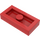 LEGO Rood Plaat 1 x 2 met 1 Stud (zonder Groef in onderzijde) (3794)