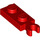 LEGO Rojo Placa 1 x 2 con Clip (78256)