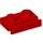 LEGO Red Plate 1 x 2 with Door Rail (32028)