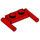 LEGO rouge assiette 1 x 2 avec Poignées (Poignées basses) (3839)