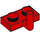LEGO rot Platte 1 x 2 mit Haken (5 mm horizontaler Arm) (43876 / 88072)