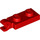 LEGO Rood Plaat 1 x 2 met Horizontale Klem aan Einde (42923 / 63868)