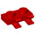 LEGO rouge assiette 1 x 2 avec Horizontal Clips (Ouvrir les clips &#039;O&#039;) (49563 / 60470)