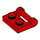 LEGO rot Platte 1 x 2 mit Seite Bar Griff (48336)