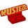 LEGO Rot Platte 1 x 2 mit Spoiler mit Rusteze Spoiler (30925 / 33781)