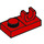 LEGO rouge assiette 1 x 2 avec Haut Agrafe sans écart (44861)