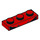 LEGO rot Platte 1 x 3 mit Angry unikittty Eyebrows (3623 / 38920)