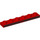 LEGO rouge assiette 1 x 6 avec rouge Audi logo et Dashes sur Noir Background (3666 / 106729)