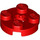 LEGO Rood Plaat 2 x 2 Rond met As gat (met &#039;X&#039;-vormig asgat) (4032)