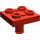 LEGO Red Plate 2 x 2 with Bottom Pin (Small Holes in Plate) (2476)