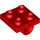 LEGO Red Plate 2 x 2 with Hole without Underneath Cross Support (2444)