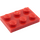 LEGO Rød Plate 2 x 3 (3021)