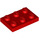 LEGO rouge assiette 2 x 3 (3021)