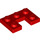 LEGO Rood Plaat 2 x 3 met Cut Out (73831)