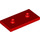 LEGO Rood Plaat 2 x 4 met 2 Noppen (65509)