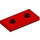 LEGO Rood Plaat 2 x 4 met 2 Noppen (65509)