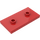 LEGO rouge assiette 2 x 4 avec 2 Goujons (65509)