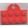 LEGO Rouge assiette 2 x 4 avec Coupling pour Removable Crochet